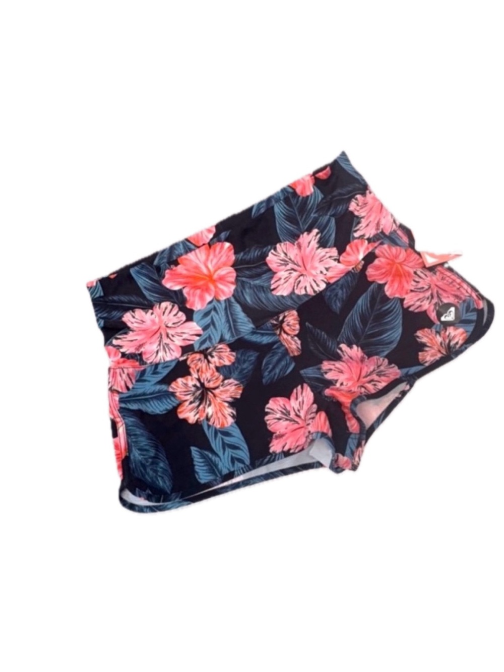 Roxy Endless Summer 2" Printed Board Shorts - Floral Anthracite Small NWT